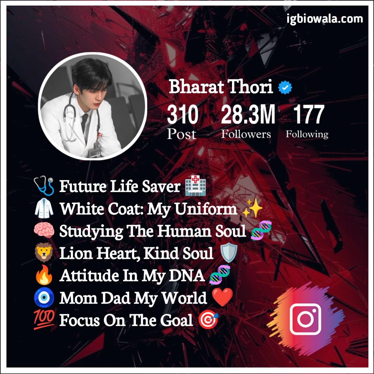 Medical Student Bio For Instagram With Emoji