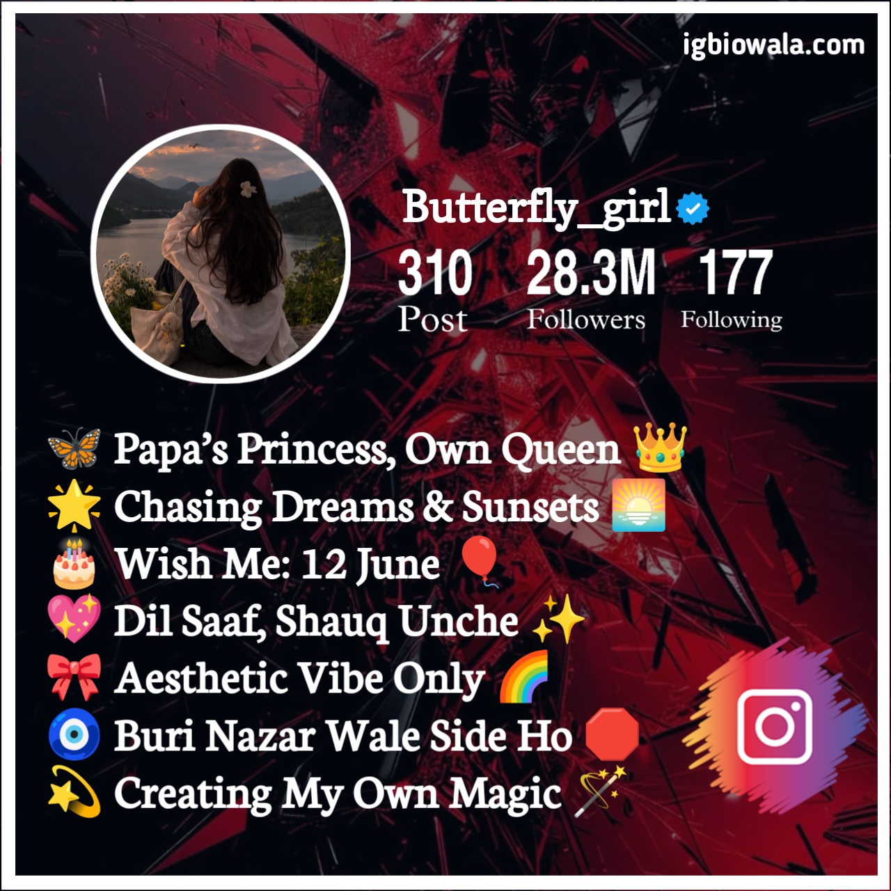 Instagram Bio For Girls